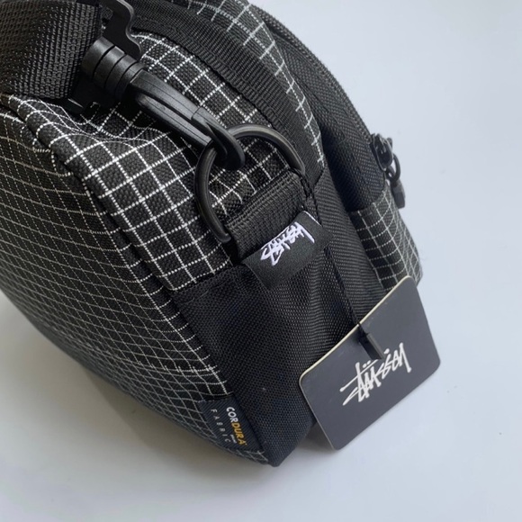 Stussy Ripstop crossbody shoulder Bag NWT (Black) - Picture 2 of 6